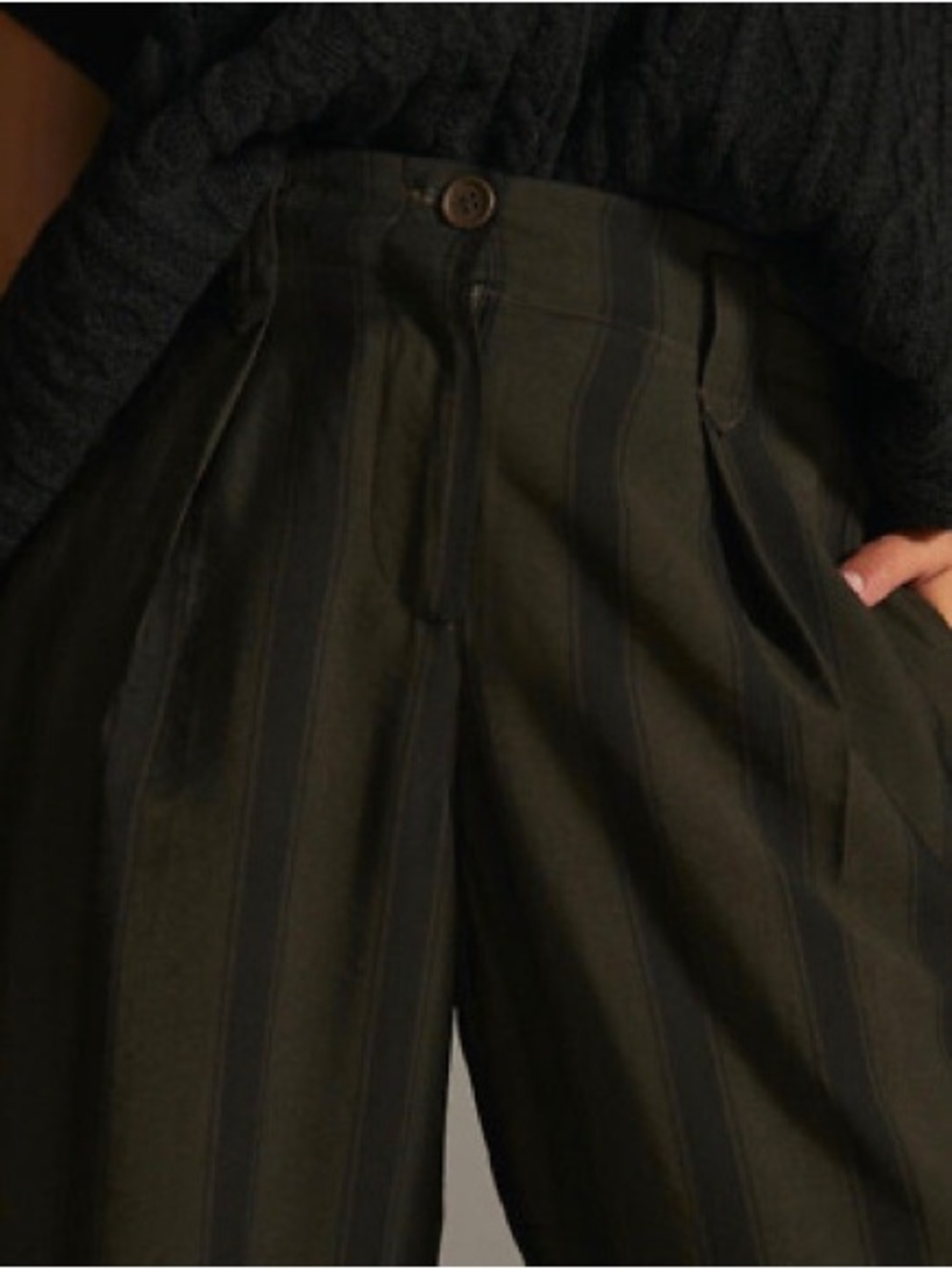 Anthropologie Tiny Pleated Fairfax Pants - Picture 5 of 8